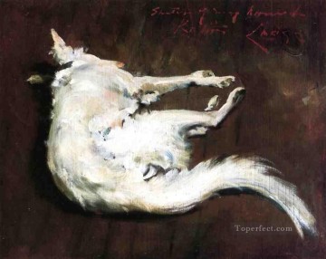 私の猟犬のスケッチクッティ・ウィリアム・メリット・チェイス Oil Paintings